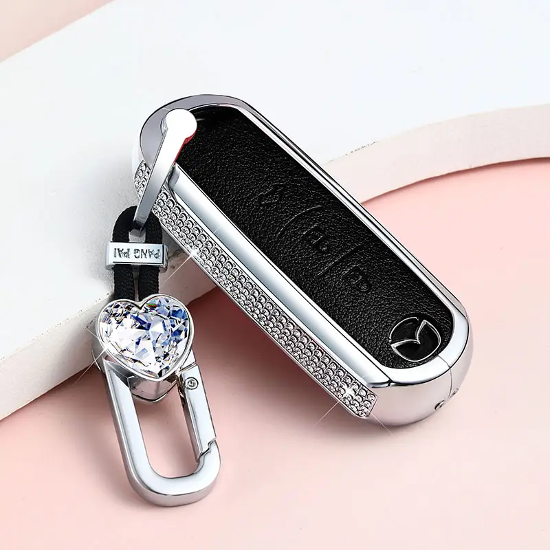 Diamond-encrusted Car Key Case Buckle Bag