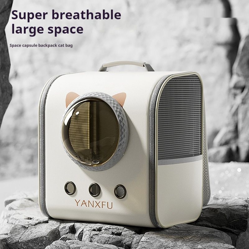 Cat Bag Portable Outdoor Pet Bag Large Capacity Anti-stress