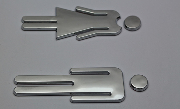 12cm Bathroom Signboard Bathroom Door Plate