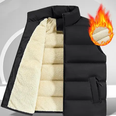 Lambswool Vest Men's Autumn and Winter