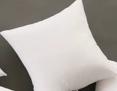 Canvas Tufted Embroidered Bedside Black And White Pillowcase