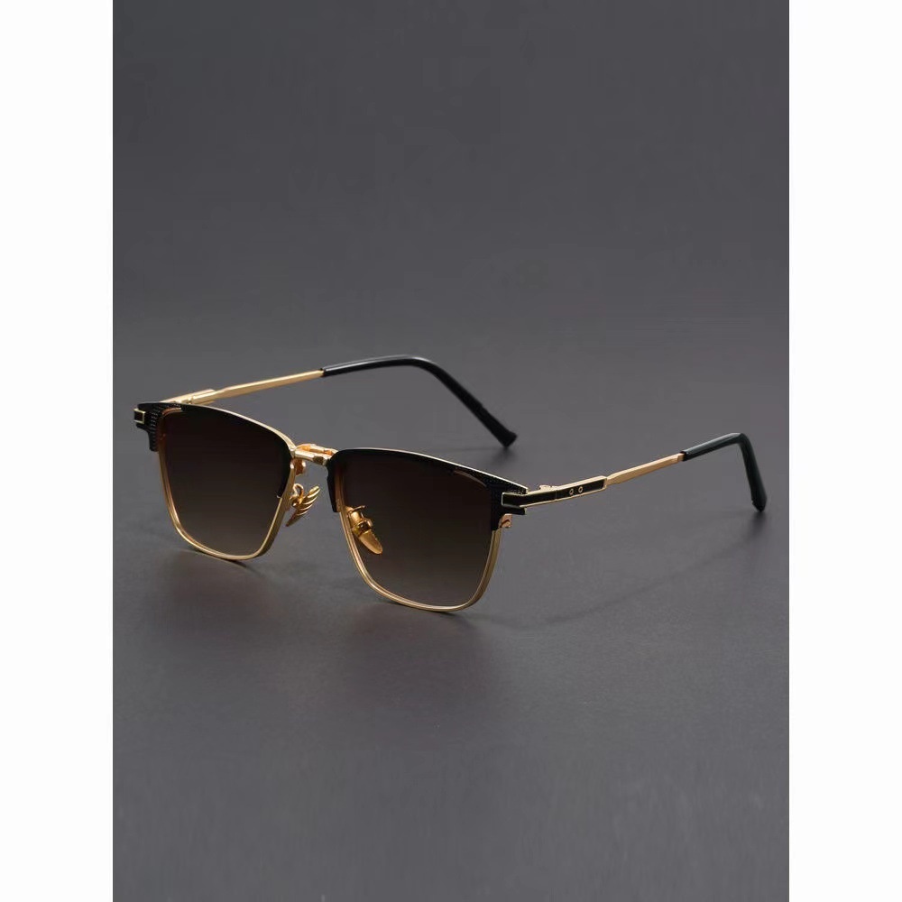 Retro Artistic UV Protection Small Square Box Sunglasses - Image 7