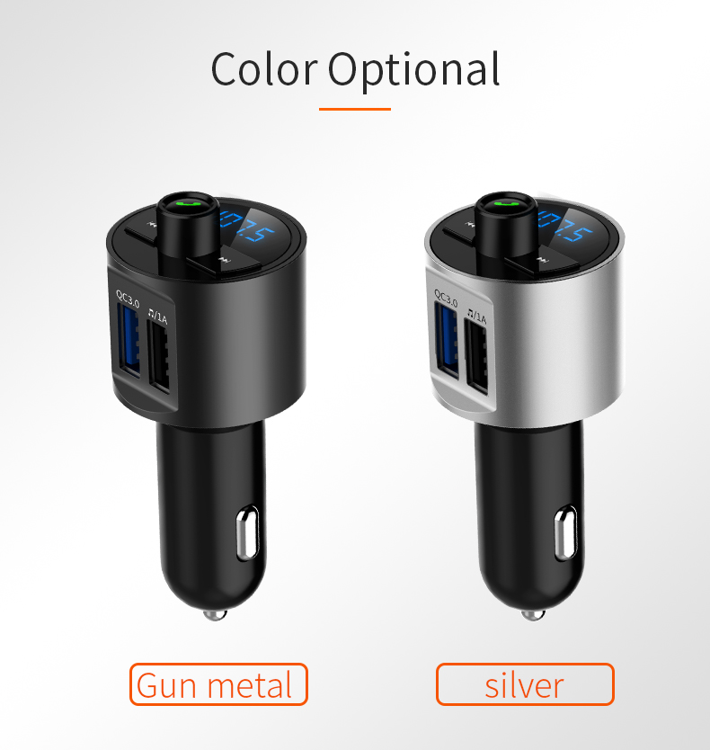 BT56 Fast Charging FM Transmitter Car Specific Bluetooth Hands-free