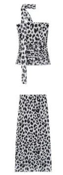 Black And White Pattern Suit