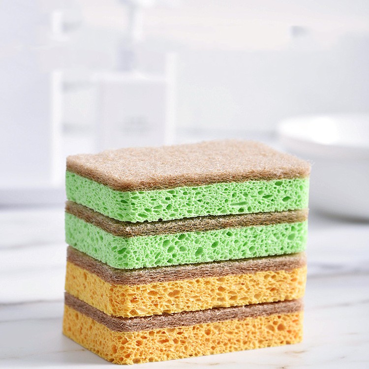 Sisal Cellulose Sponge Scouring Pad Brush
