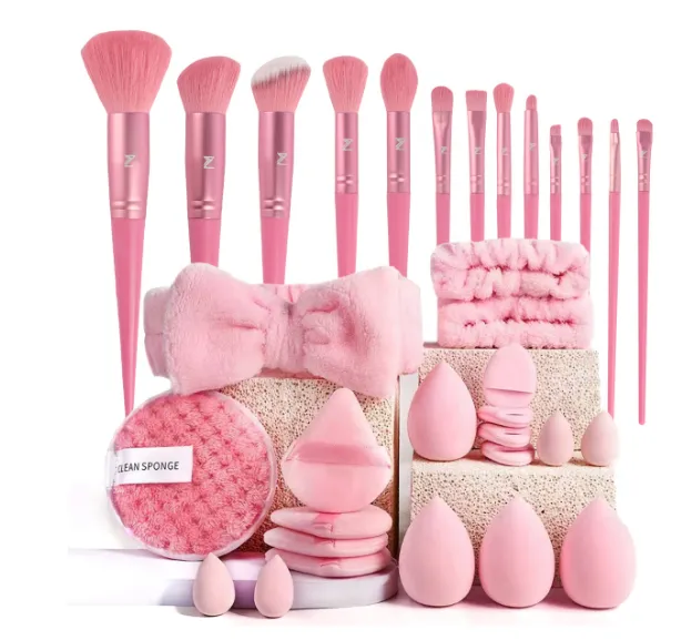 Beauty Tools Major Combination Suit Face Wash Makeup Full Set 33Pink - Shop at LoveMi