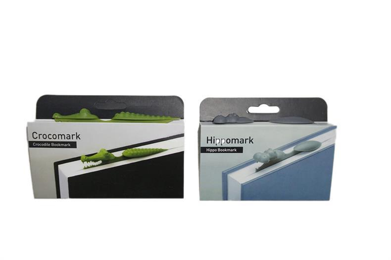 Nordic metal bookmarks showing creative designs including submarine and table lamp characters