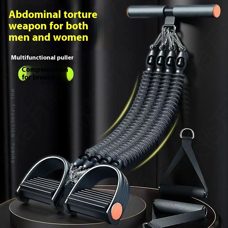 Pedal Chest Expander Home Slimming Belly Women’s Weight Loss Fitness Breast Expansion Auxiliary Rope