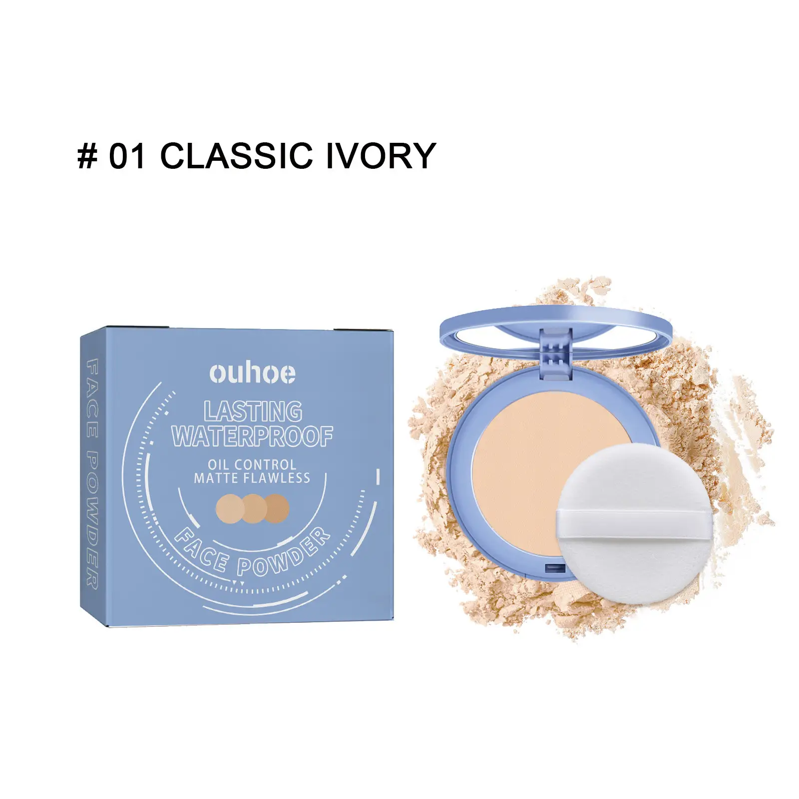 Not Easy To Makeup Flawless Long-lasting Natural Finishing Powder