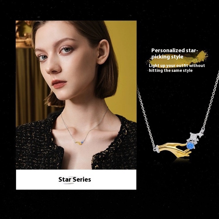 Women's Personalized Trendy Star Picking Necklace