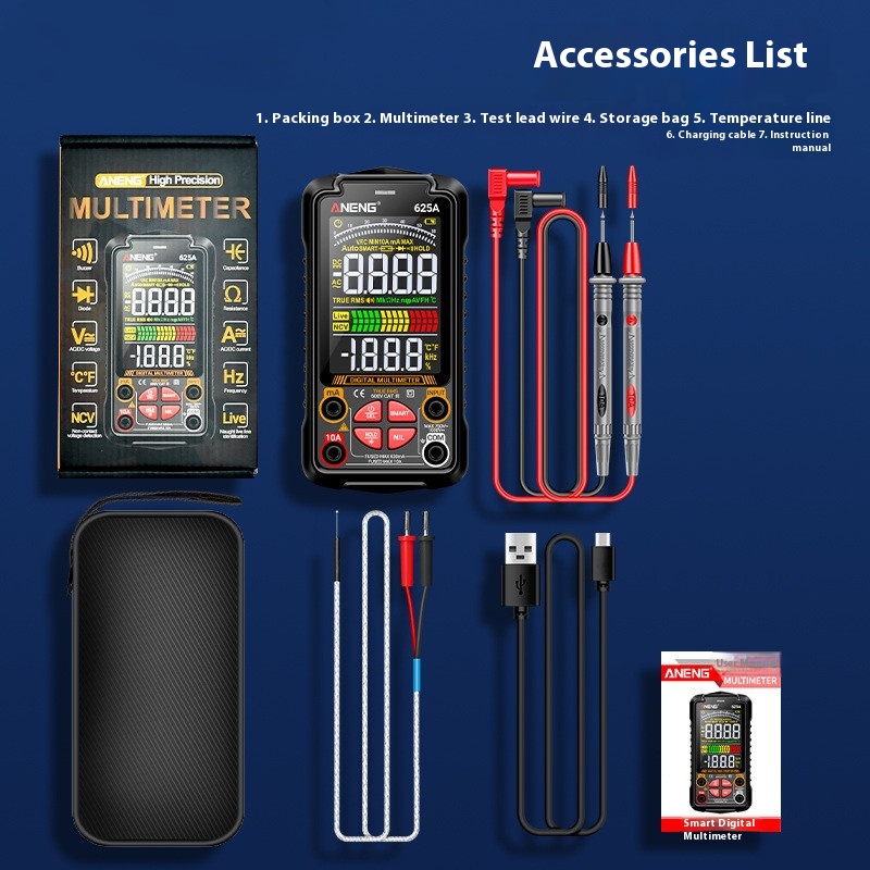 Intelligent Digital Multimeter High Precision Charging Multifunctional