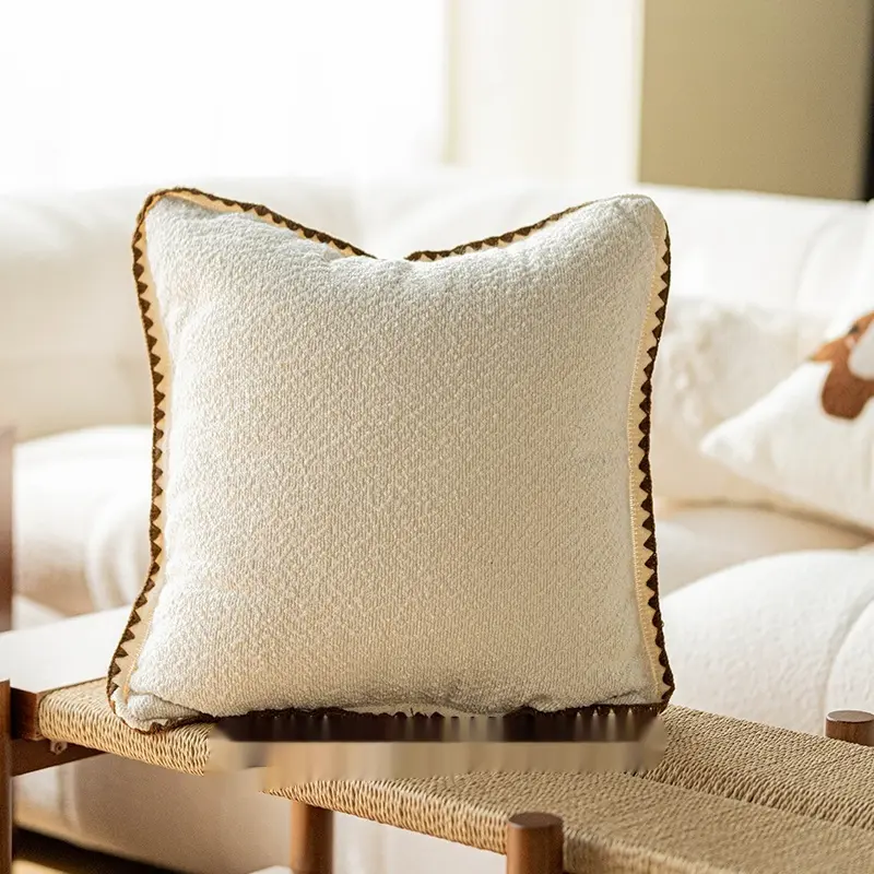 Cute Pillow Cream Style Pillow Living Room Sofa Soft Decoration