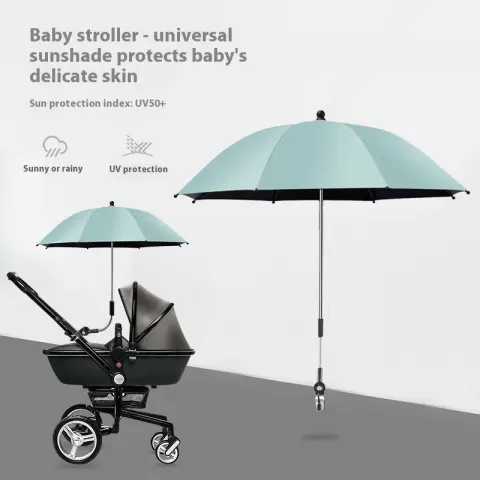 Baby Stroller Sunshade Black Glue UV-proof Parasol