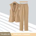 Khaki Vest Pants