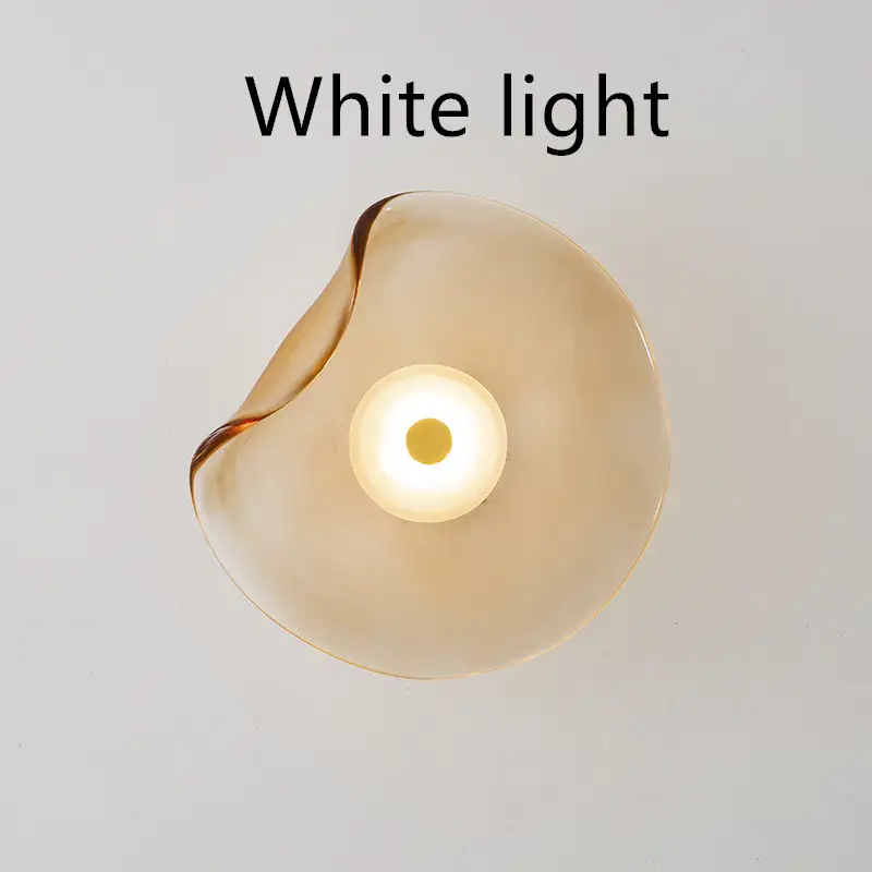 Bedroom Bedside Decoration Round Wall Lamp