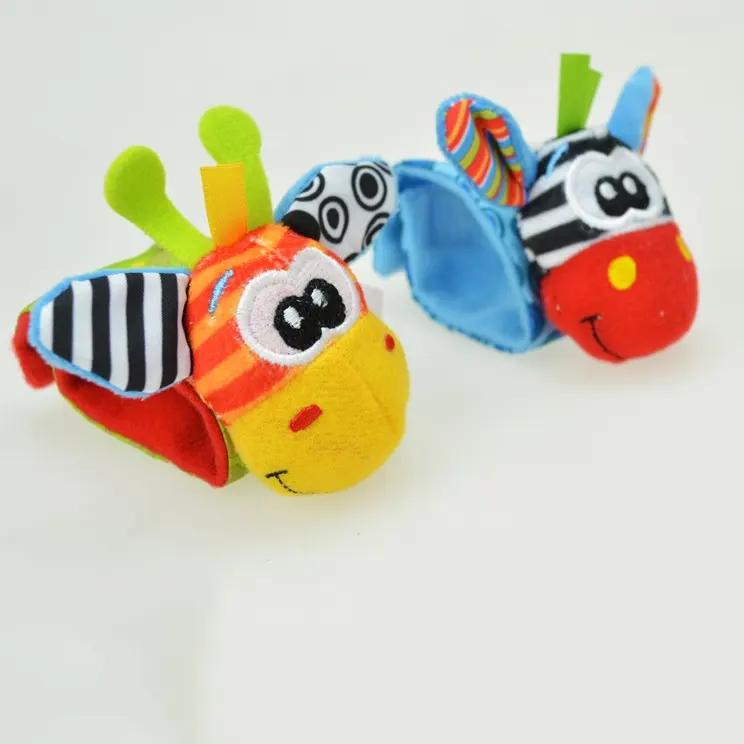 Baby Wrist Band Early Education Plush Toy Watch