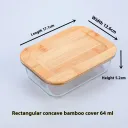 Rectangular 640Ml Concave