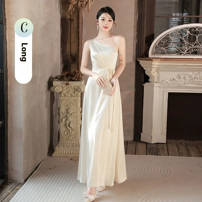 Summer Champagne Niche High-end Dress - Champagne C Style-Xxl