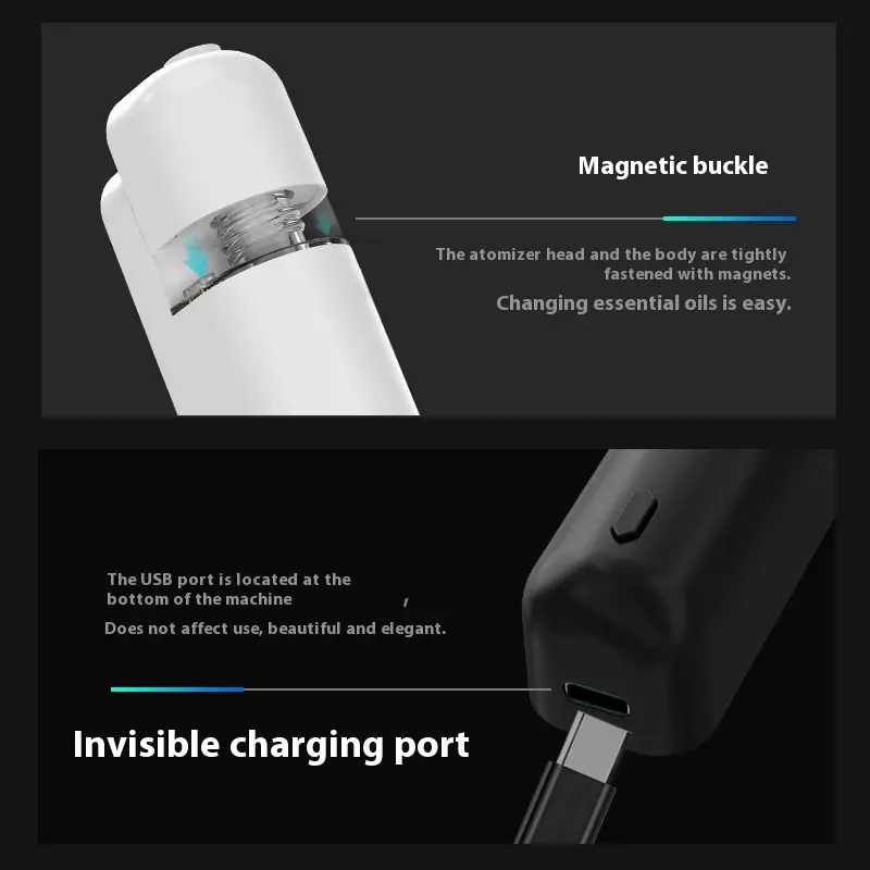 Automatic Ultrasonic Aroma Diffuser Spray Aroma Diffuser Vehicle-mounted Fragrance Machine