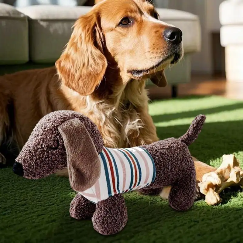 Dog Plush Toy Bite-resistant Vocalization