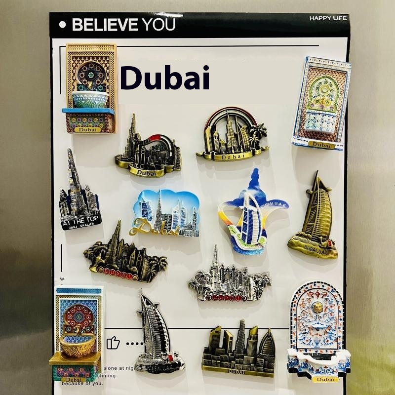 Dubai Featured Burj Khalifa Refridgerator Magnets Magnetic Stickers