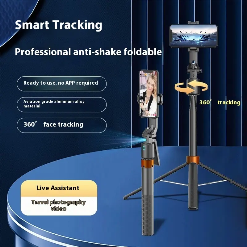 Smart Face Tracking PTZ Bluetooth Selfie Stick