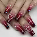 D009 Wine Red Love