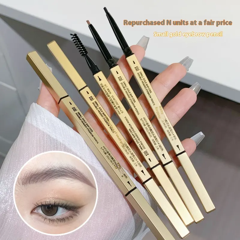Small Gold Chopsticks Ultra-fine Eyebrow Pencil Discoloration
