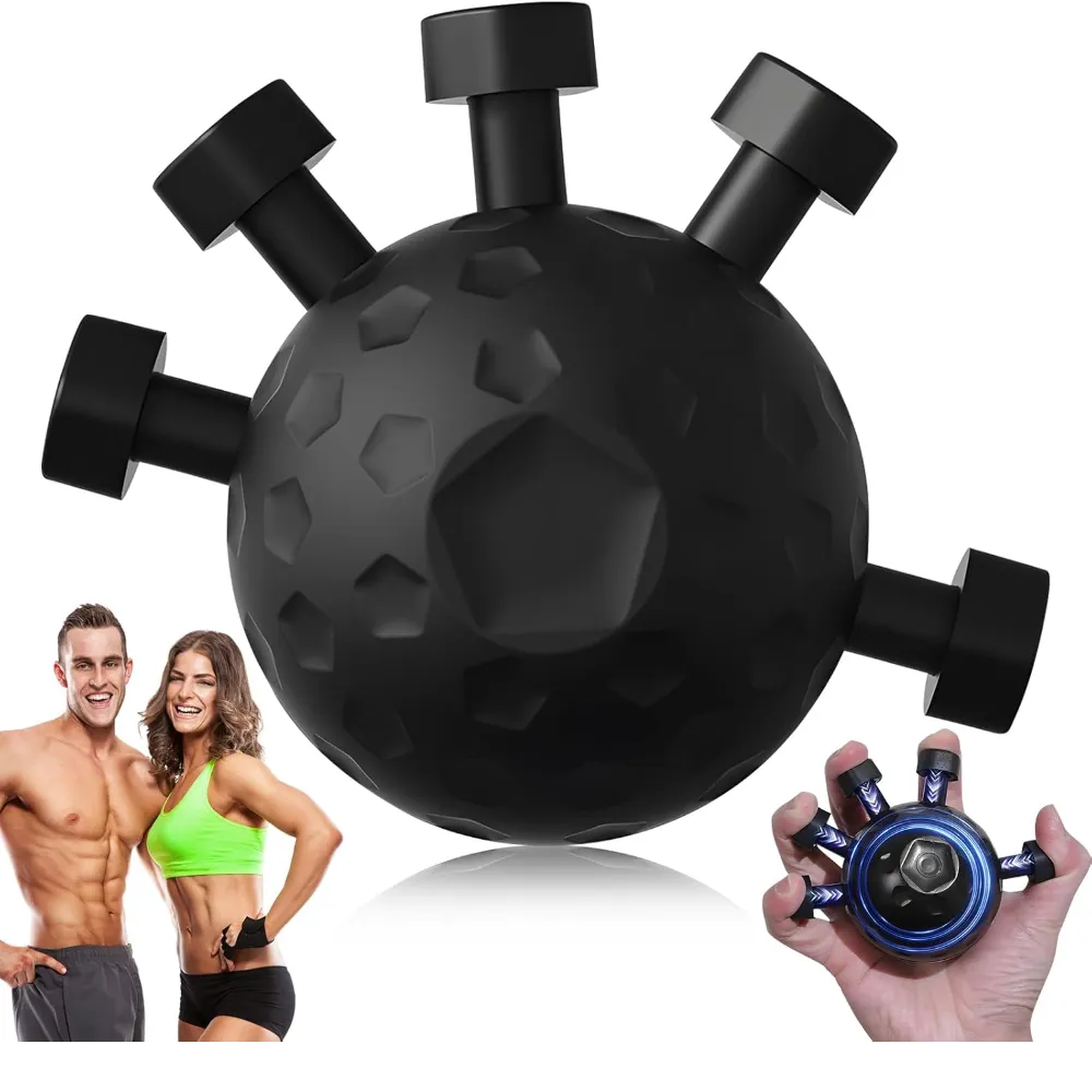 Gym Finger Hand Strengthener Grip Adjustable Resistance Hand Balls Gripper Exerciser For Forearm Strength Climbing Training