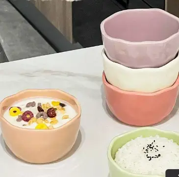 Ceramic Rice Bowl Yogurt Bowl Underglaze Tableware