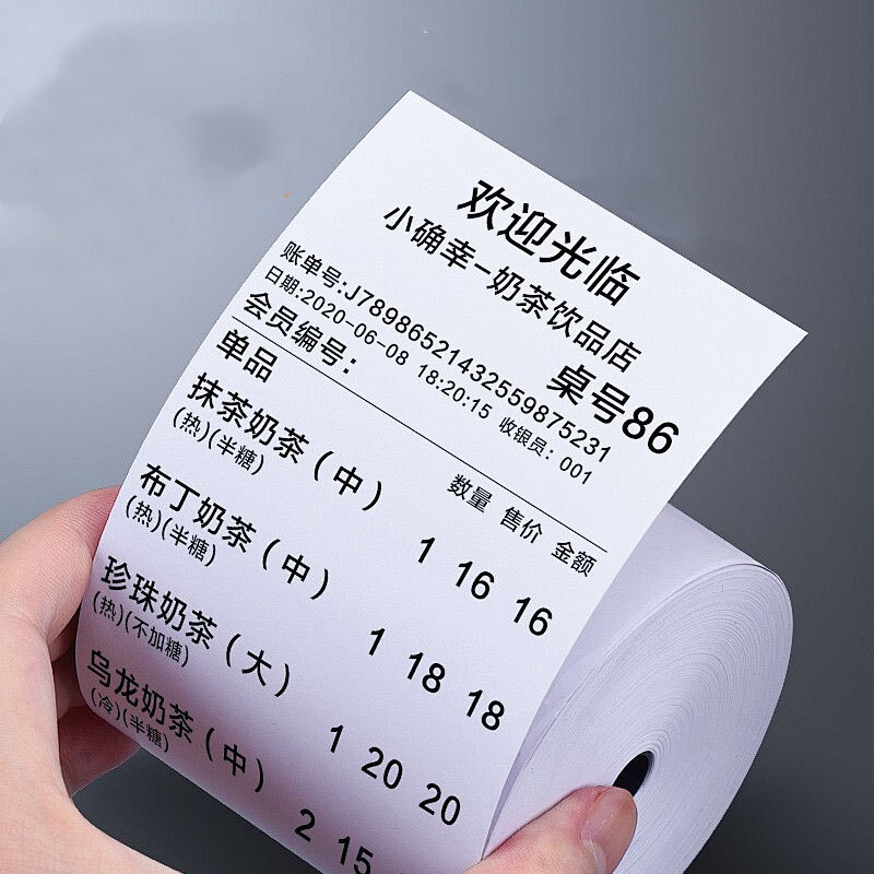Thermosensitive Printing Paper Thermal Paper Roll Meituan Takeaway