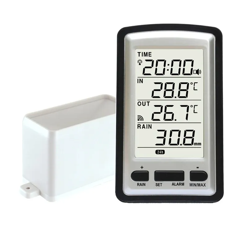Household Rain Gauge Electronic Temperature And Humidity