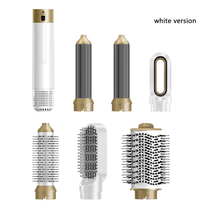 Electric Multifunctional For Curling Or Straightening Hairstyle Fluffy Shape Blowing Combs