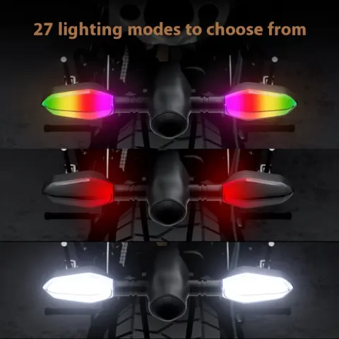 Motorcycle Projection Turn Light LED Highlight Warning