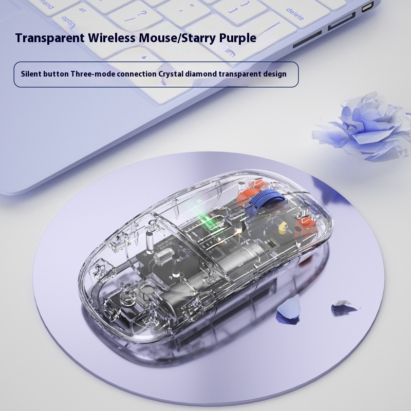 Applicable Tablet Pc Three-mode Connection Bluetooth Mouse - Image 2