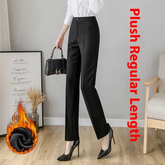 Female Office Worker Straight Workplace Suit Pant K - Shop at LoveMi