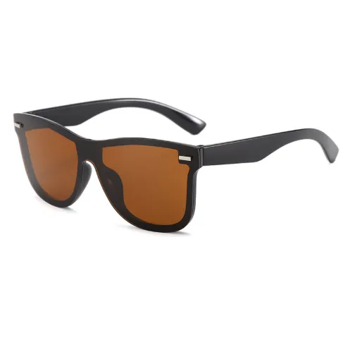 Mercury windproof sunglasses - Black Framed Tea Slices