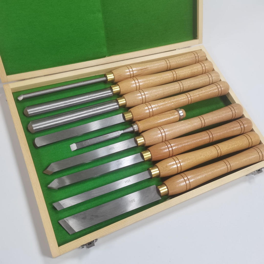 Red handle woodworking turning tool milling cutter set