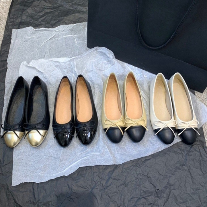 Flat Bottom Round Toe Bowknot Ballet Shoes Soft Bottom
