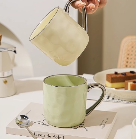 Household Drinking Ceramic Couple Water Cup Oat Cup Breakfast Cup Coffee Cup Mug