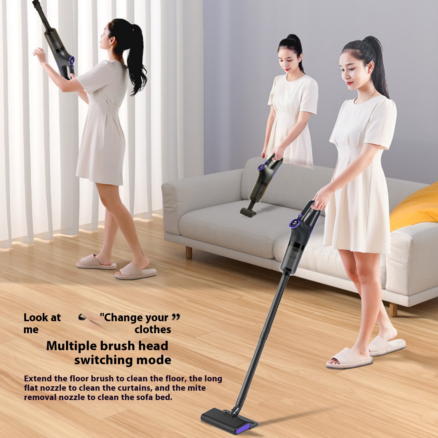 Wireless Handheld Vacuum Cleaner With High Suction Power