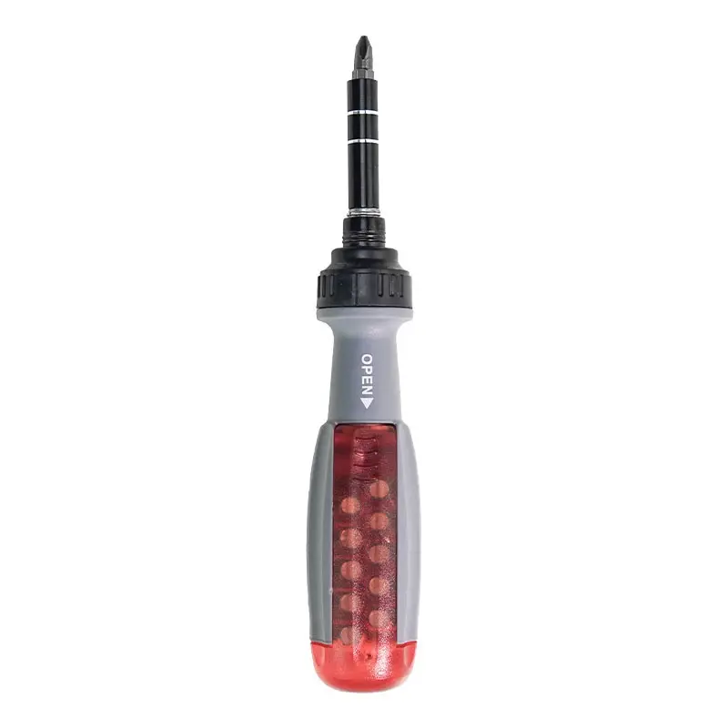 Ratchet Two-way Retractable Screw Bits Set Shaped Screwdriver