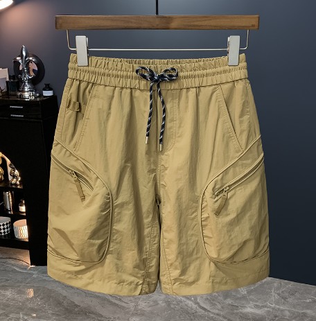 Camouflage Cargo Pants Men's Thin Shorts Quick-drying Loose Shorts