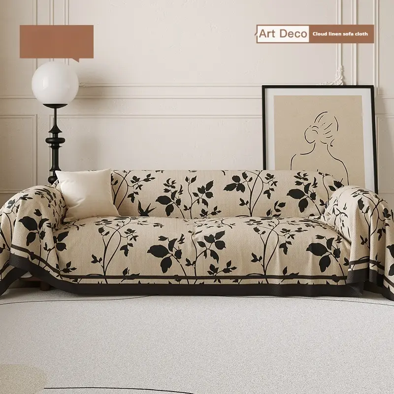 Retro Four Seasons Universal Non-slip Wear-resistant High Sense Living Room Sofa Cover