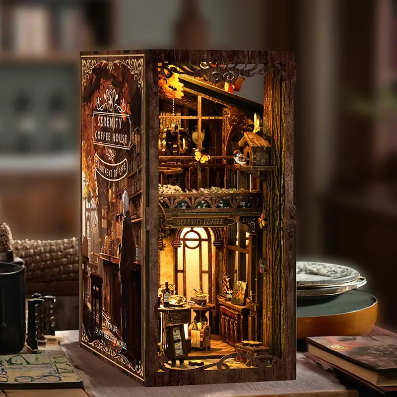 3D Three-dimensional Creativity Book Stand Diy Cottage Decoration