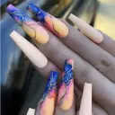 Ballet Wave Line Detachable Finished Product Nail Stickers view 5