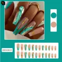 Ballet Wave Line Detachable Finished Product Nail Stickers view 8