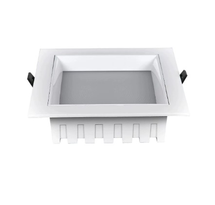 LED Single Reservoir Double Reservoirs Downlight Embedded Ceiling Grid Grille Lamp Ultra-thin Square Downlight Lamp