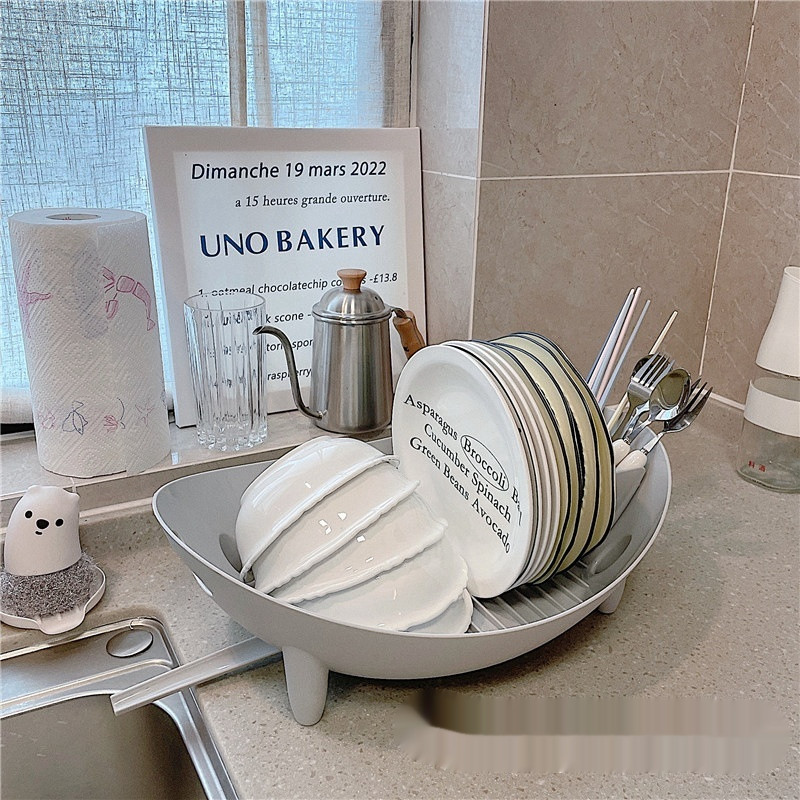 Cupboard Plastic Tableware Rack