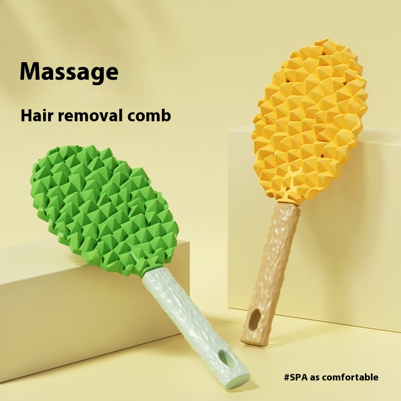 Pet Durian Massage Comb Float Hair Cleaning Cleaner